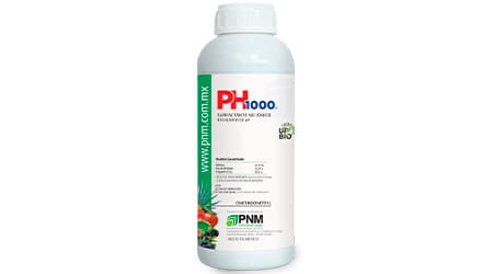 Acondicionador de pH para productos de aplicación foliar. pH1000 de 1 litro. (IVA tasa 0%)
